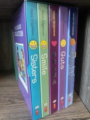 Raina Telgemeier 5 Books Collection BoxSet (Smile, Drama, Sisters, Ghosts, Guts)
