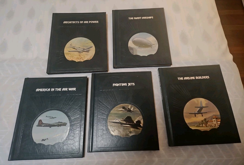 The Epic of Flight Time-life Books Lot Of 5 Hardcover Vintage Aviation History