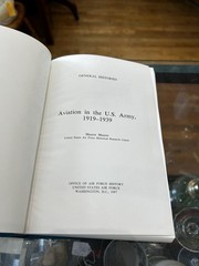 AVIATION in the U.S. Army 1919-1939 by Maurer Maurer HC DJ 1987 VGC (#2)