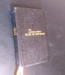 THE CATHOLIC FAMILY BOOK OF NOVENAS – John J. Crawley, Publisher (Leather) 1956