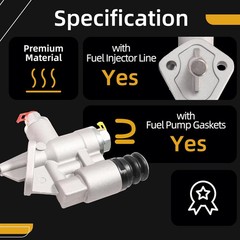 3936316 Fuel Lift Pump w/ Line 1994-98 Dodge Ram 2500 3500 Cummins 5.9L 6BT 12V