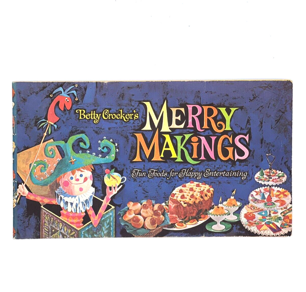 Betty Crocker’s Merry Makings Entertaining Recipes Art Vintage 1970’s-24 pages