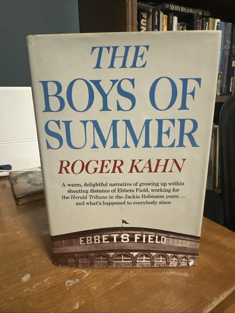 Roger Kahn SIGNED „The Boys of Summer” 1st printing HC 1972 NOT Book Club