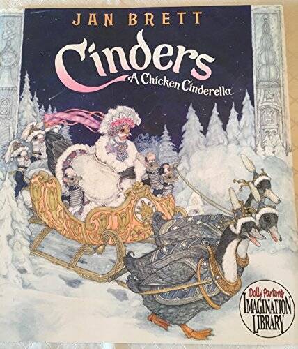 Cinders A Chicken Cinderella – Paperback By Jan Brett – VERY GOOD