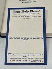 What Did the World Council Say to You Harold A. Bosley HC DJ 1960 SIGNED 1st Ed