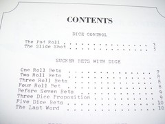 Gambling Tricks with Dice Nick Trost Book 1975 30 pages Free Shipping