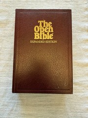 NKJV The Open Bible 1987 Expanded Edition Hardcover Large Print