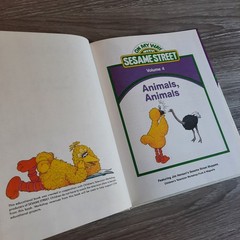 Animals Animals On My Way with Sesame Street Volume 4 1989 CTW Funk Wagnalls