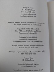 Lot Of 2 Neapolitan Novels By Elena Ferrante, Europa Editions Book 1-2