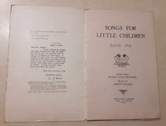 Songs For Little Children Robert Louis Stevenson Antique Vintage Book 1920s 1924