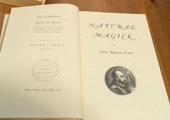 Natural Magick Book John Baptista Porta Hardcover Copyright 1958 Slipcase