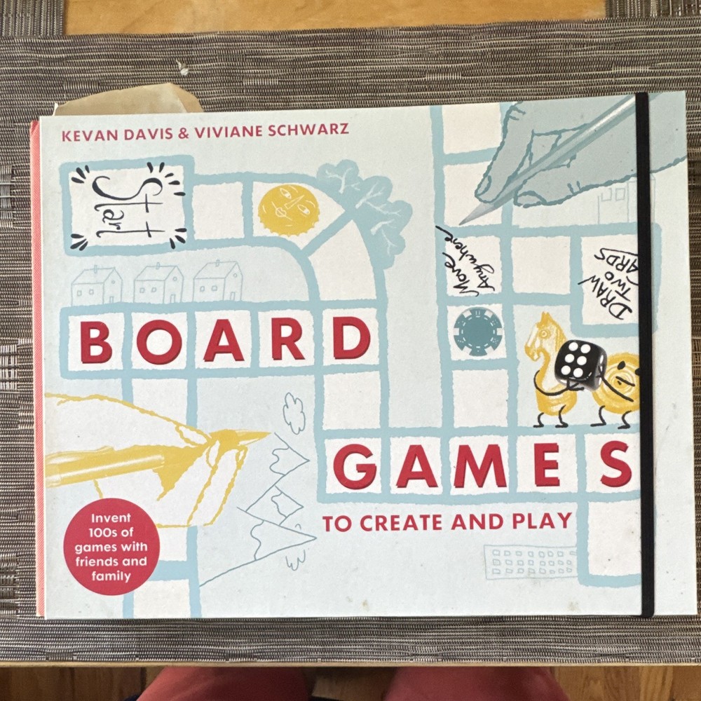 Pavilion Books Board Games to Create and Play Davis/Schwarz HC 2019 Illus 178p