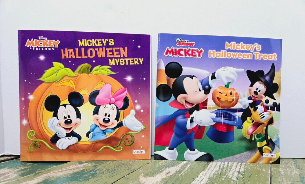 Disney Junior Mickey’s Halloween Set of 2 Books Bendon Halloween Treat & Mystery