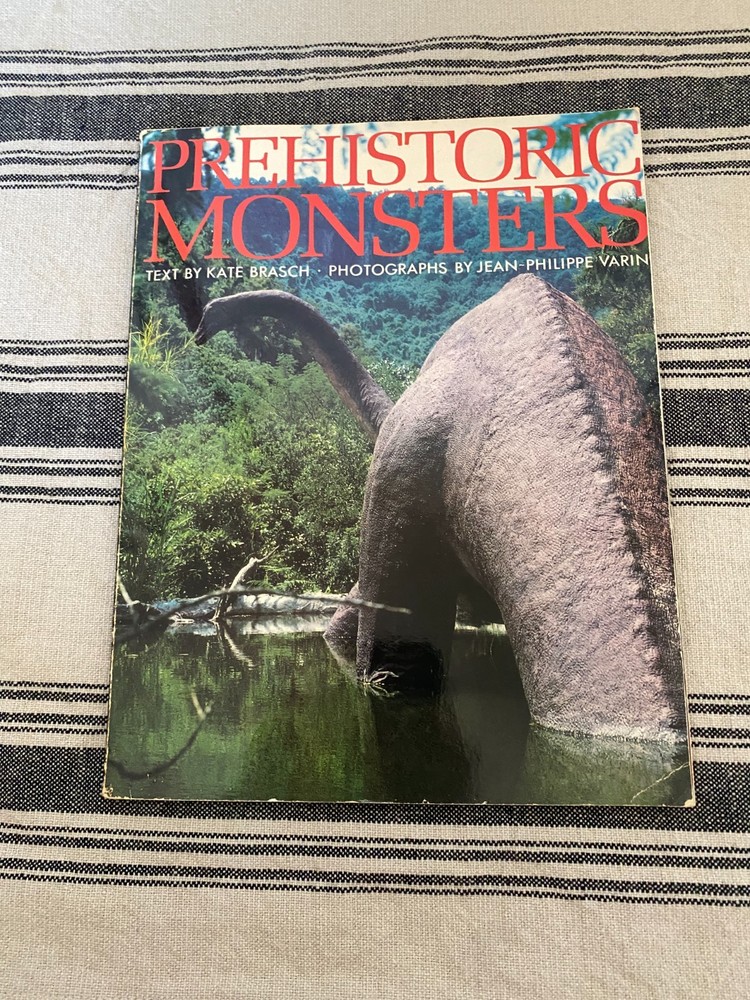 Prehistoric Monsters Dinosaur Book 1987 Jean-Philippe Varin Illustrated PB