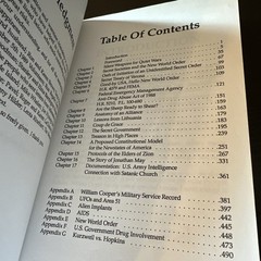 Behold a Pale Horse William Cooper Unrevised 1991 500p Protocols of Zion CFR NWO