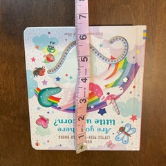 Usborne Little Peek Through Are You There Little Unicorn and Dinosaur Boardbooks