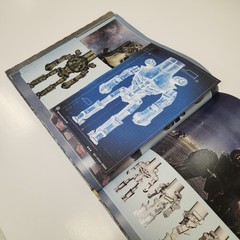 Pacific Rim: Man, Machines and Monsters by David S. Cohen contains stickers