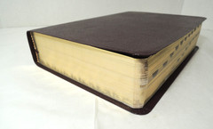 Life Application Study Bible NIV Bonded Leather Thumb Indexed 1991 Red Letter