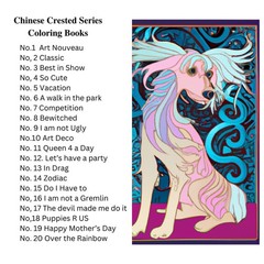 Chinese Crested The Coloring Book so Cute 100 pages Fun For all Ages No 4 of 20