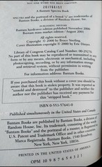 Bruce Sterling – Zeitgeist – Bantam Books First Printing 2001