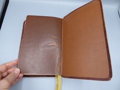 Vintage KJV Holy Bible Cambridge Univ. Press Water Buffalo Calfskin