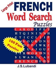J S Lubandi Large Print FRENCH Word Search Puzzles (Paperback)