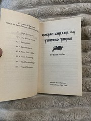 Zodiac Chillers #4 Twisted Taurus by Ellen Steiber 1995 Vintage YA Horror Rare