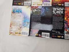 Demon Slayer Kimetsu No Yaiba Lot 6 Vol 1, 6, 8, 9, 10 & Water & Flame Eng Manga