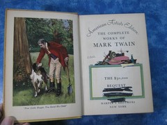 LOT OF 12 ANTIQUE THE COMPLETE WORKS OF MARK TWAIN #1-4, 9-11, 14-18 HC 1917