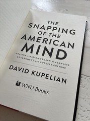 The Snapping of the American Mind HC Signed David Kupelian WND Books 2015