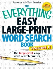 THE EVERYTHING EASY LARGE-PRINT WORD SEARCH BOOK, VOLUME By Charles Timmerman