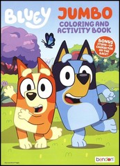 Bluey – Jumbo Coloring And Activity – Book