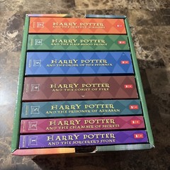 Harry Potter Paperback Boxset #1-7 by J. K. Rowling, See Description & Photos