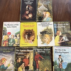 Nancy Drew Mystery Stories lot of 10 Books