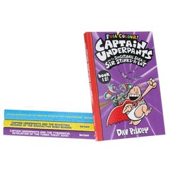 Captain Underpants Full Colour Series Book 9-12 by Dav Pilkey 4 Books- Ages 7-11