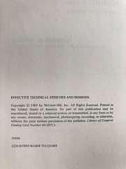 Effective Technical Speeches and Sessions by Howard H. Manko, 174 pages Hardcove