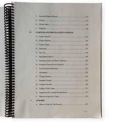 United States Genealogy Research Syllabus Elderhostel BYU