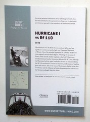 Osprey Duel Series „Hurricane I vs. Bf 110 – 1940” Book No. 29
