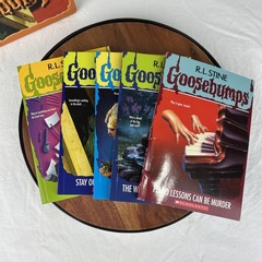 Goosebumps Retro Fear Limited Edition Collectible Tin Book Set Orange VGC Books
