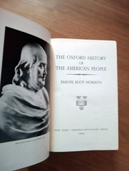 VTG 1965 SAMUEL ELIOT MORISON THE OXFORD HISTORY OF THE AMERICAN PEOPLE HC BOOK