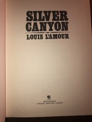 SILVER CANYON Louis L’Amour Collection GENUINE LEATHER Gold Gilt Page Edges West