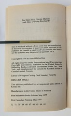 Interview with the Vampire Anne Rice 1994 Ballantine Edition Vintage PB