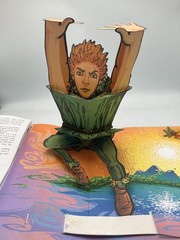 Peter Pan Robert Sabuda Pop-Up HC Illustrated Little Simon Red Blue USA