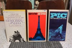 Jack Kerouac 1st Edition Paperback Lot Satori In Paris Desolation Angels & PIC