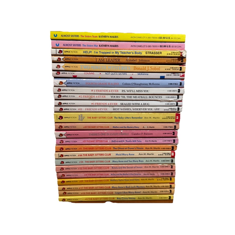 Vintage Apple Fiction Scholastic Books The Baby Sitters Club Friends 4 Ever