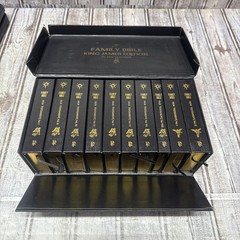 Family Bible King James Edition Ten Volumes Complete 10 Book Box Set