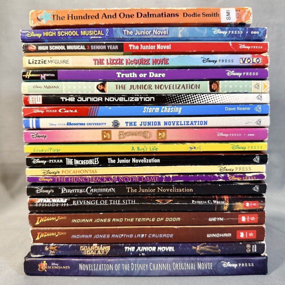20 Vintage First Edition Disney Junior Novilizations / Novels Movie Tie-In Books