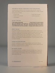 Bible (ESV) English Standard Version Large Print Value Thinline TruTone Tan New.
