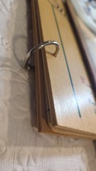 Vintage 1940s „HIM” Book” Wooden Cover Boards 14 Clean Pages Signed VG Japan