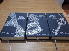 SIGNED COLLECTOR’S SET – Fifty Shades Trilogy by E L James (2012 Hardcovers)